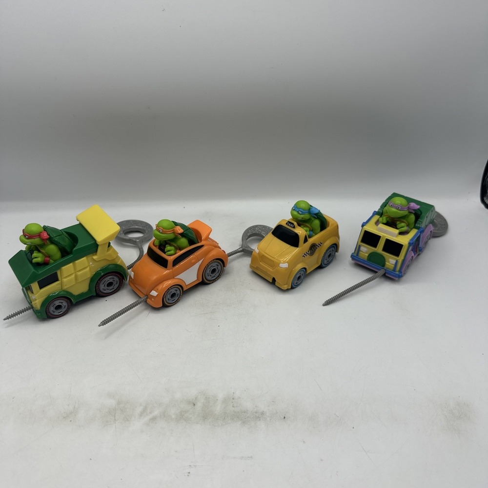 Teenage Mutant Ninja Turtles TMNT Rad Rip Racers Sunrise 230620k Set Of 4